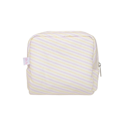 Emi Jay Linen Pouch in En Route - Лляна косметичка "En Route"