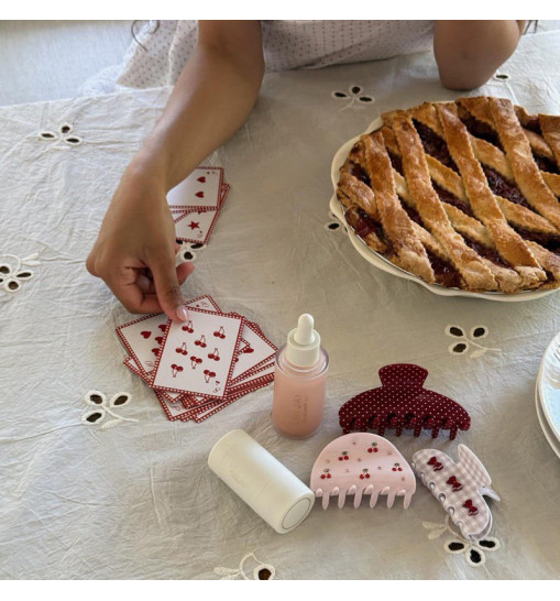 Emi Jay Big Effing Clip in Cherry Polka Dot - Великий крабик для волосся "Cherry Polka Dot"