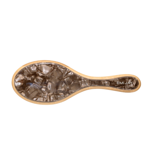 Emi Jay Flat Brush in Toasted Sugar – Овальна щітка для волосся «Toasted Sugar»