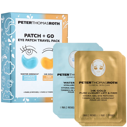  Peter Thomas Roth Eye Patch Travel Pack "Patch + Go"  - Дорожній набір патчів для очей, 4 пари