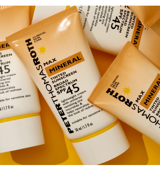 Peter Thomas Roth Max Mineral Tinted Sunscreen Broad Spectrum SPF 45 - Мінеральний сонцезахисний тінт із SPF 45 