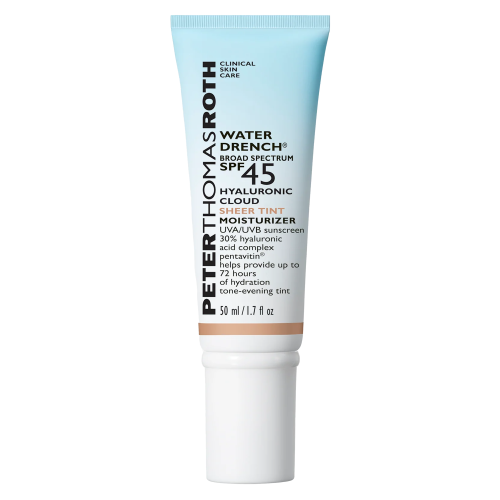 Peter Thomas Roth Water Drench Broad Spectrum SPF 45 Hyaluronic Cloud Sheer Tint Moisturizer - Зволожуючий сонцезахисний тінт із SPF 45 