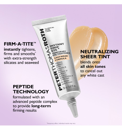 Peter Thomas Roth Instant FIRMx Eye Temporary Eye Tightener Easy Wear Formula - Крем для розгладжування шкіри навколо очей, легка формула